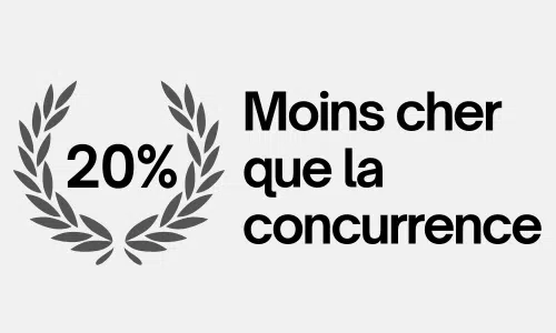 ProServices moins chère que la concurrence